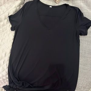 Lululemon side tie t shirt